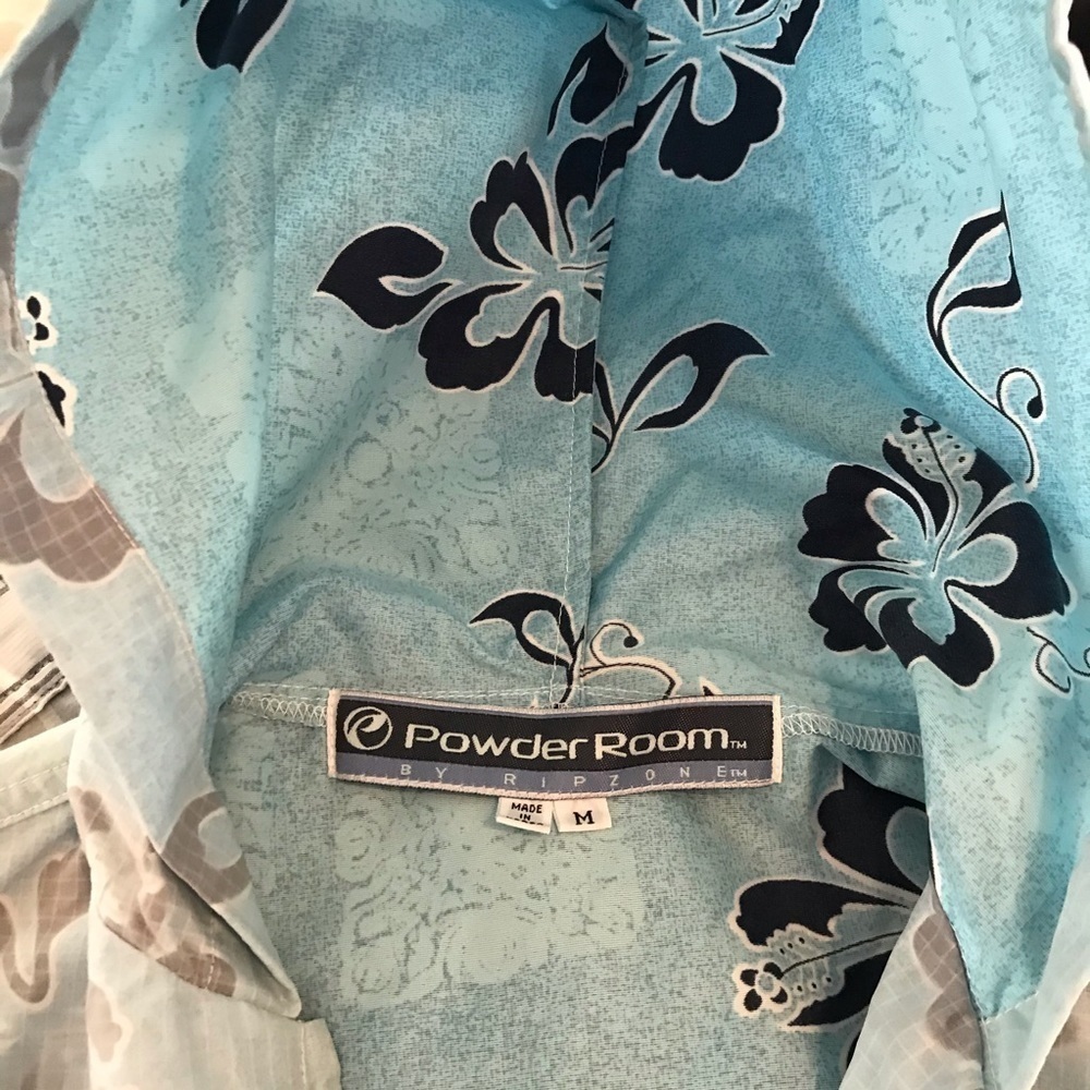 Ripzone Powder Room 1/4 zip nylon pullover medium - Picture 10 of 13